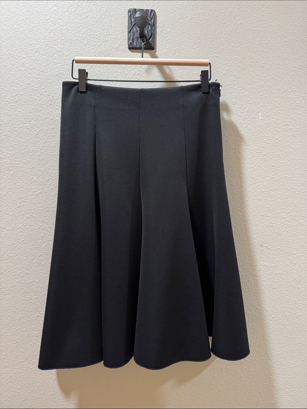Vince Camuto Classic Black Midi Skater Skirt